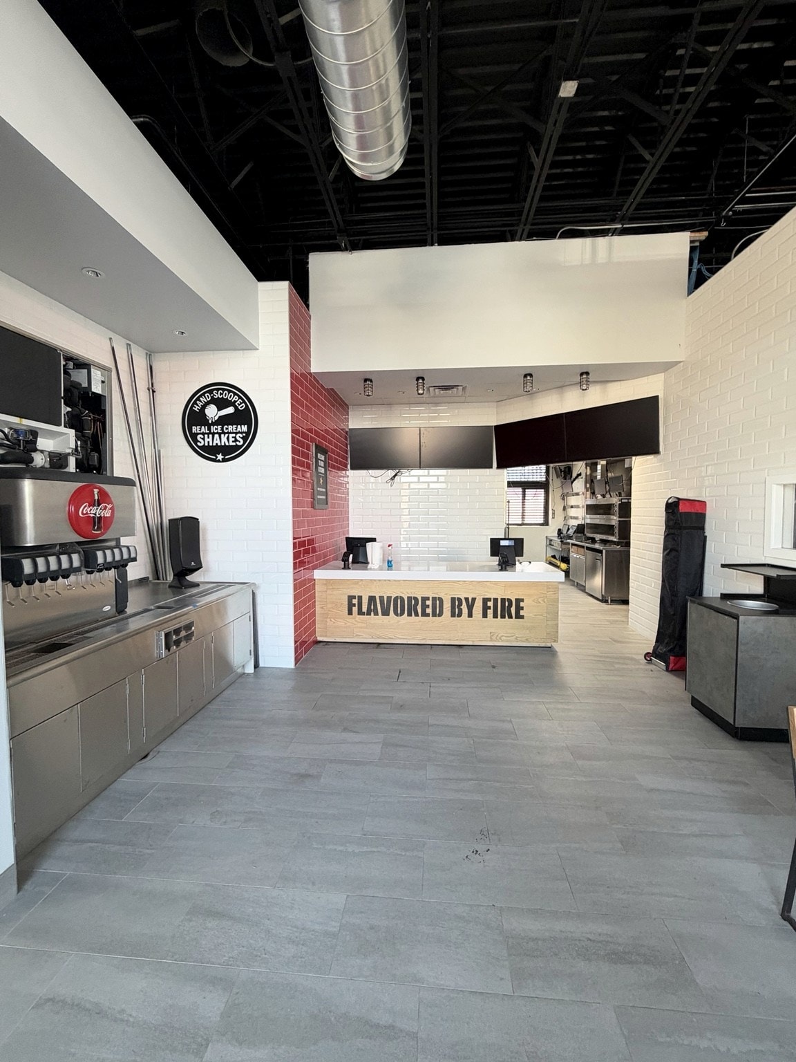 Main restaurant entrance and interior overview