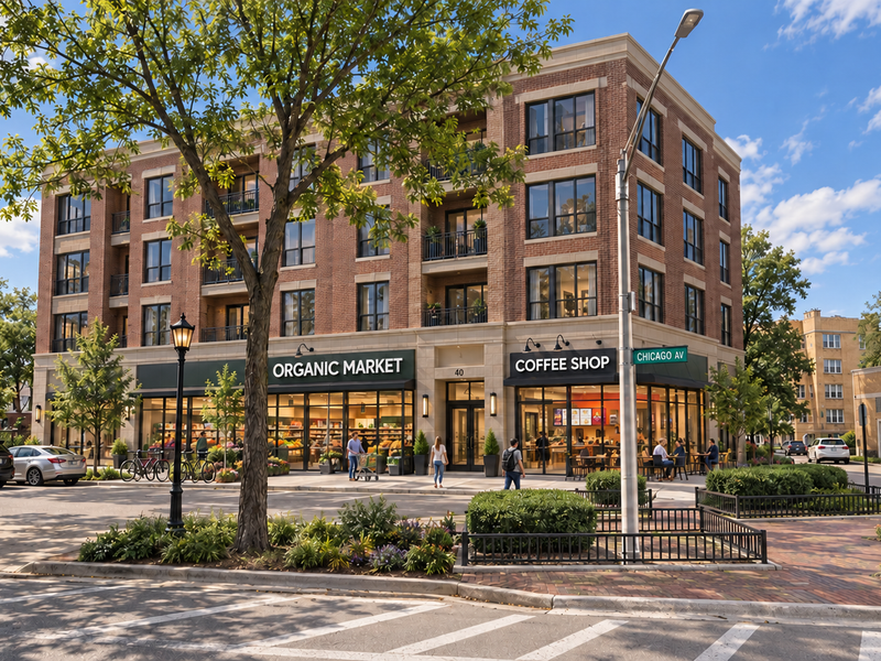 40 Chicago Avenue — commercial property, Oak Park, Illinois