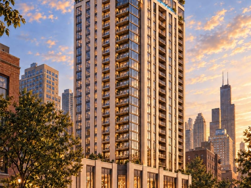 1007–1011 N Orleans Street — Near North Side residential redevelopment site, Chicago